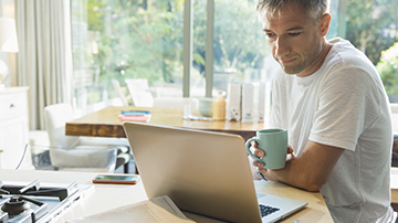 man on laptop